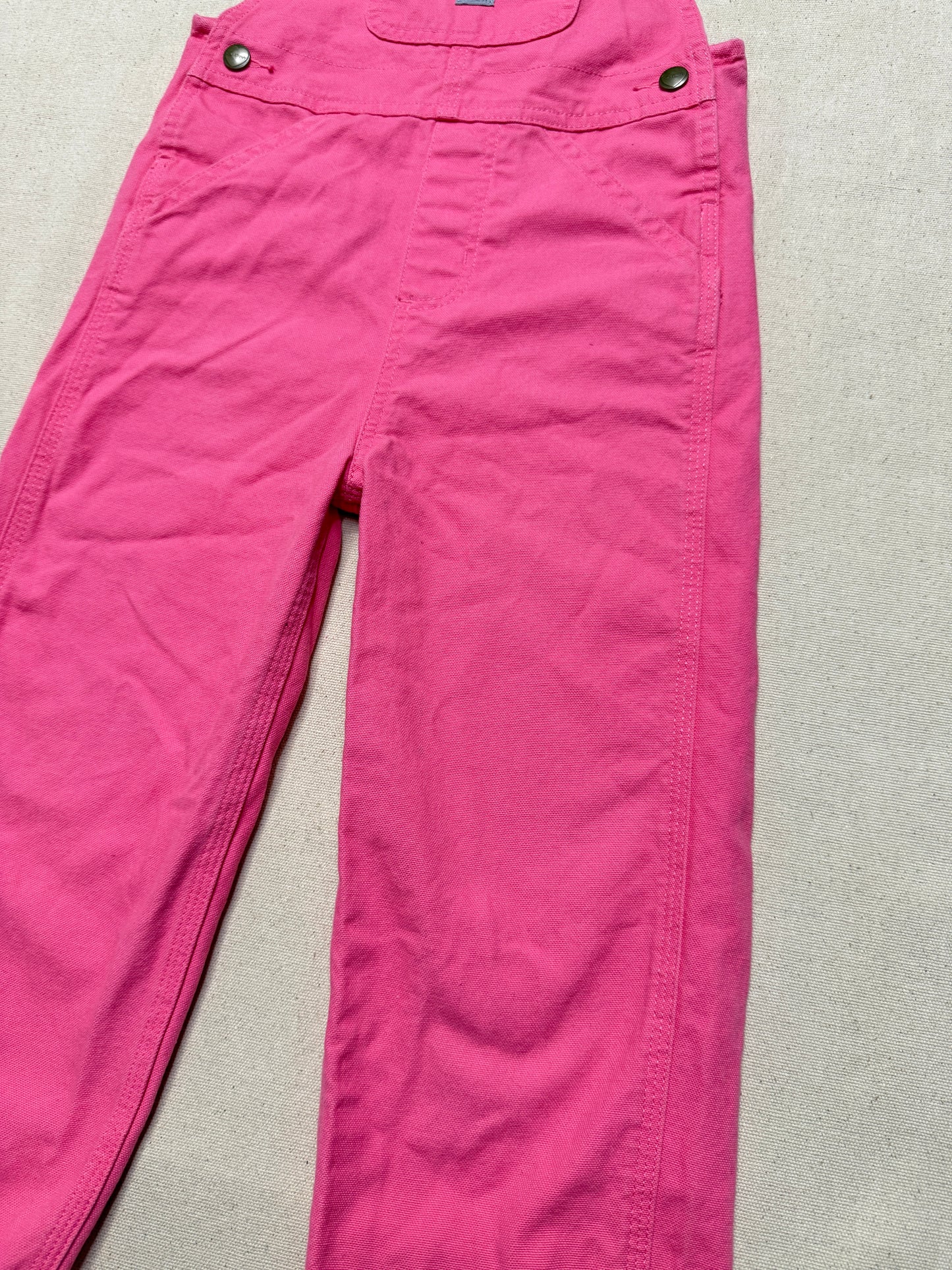 Modern Kids Toddler Carhartt Vivid Pink Bib Cotton Overall / 3T 4T