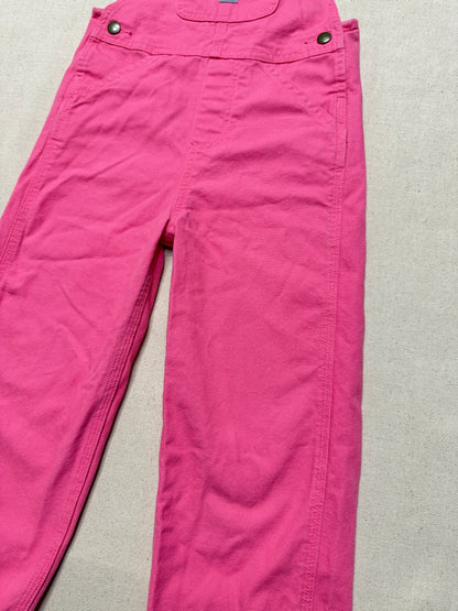 Modern Kids Toddler Carhartt Vivid Pink Bib Cotton Overall / 3T 4T