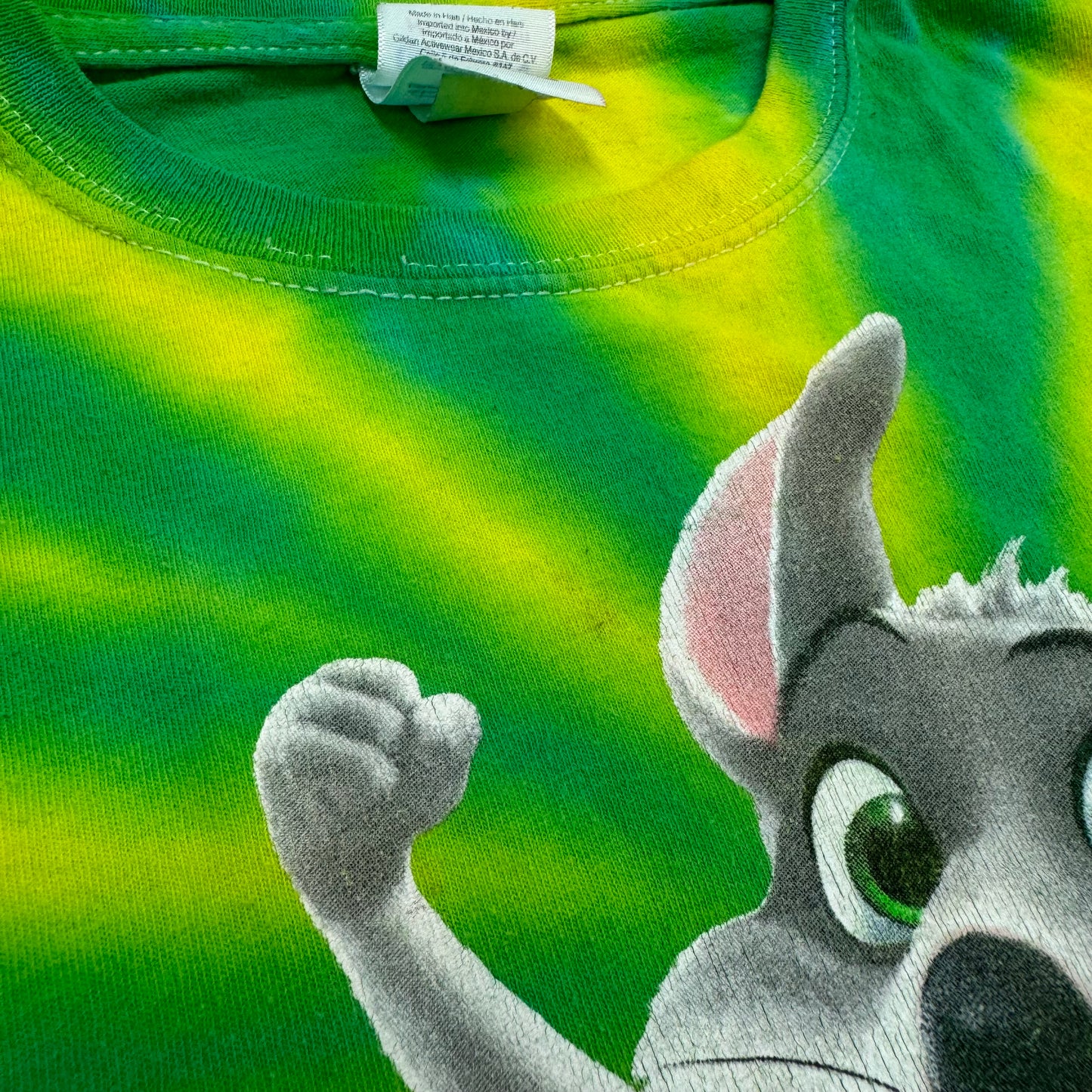 Y2K Vintage Kids Chuck E. Chess’s Tie Dye T-shirt Size L 10-12Y