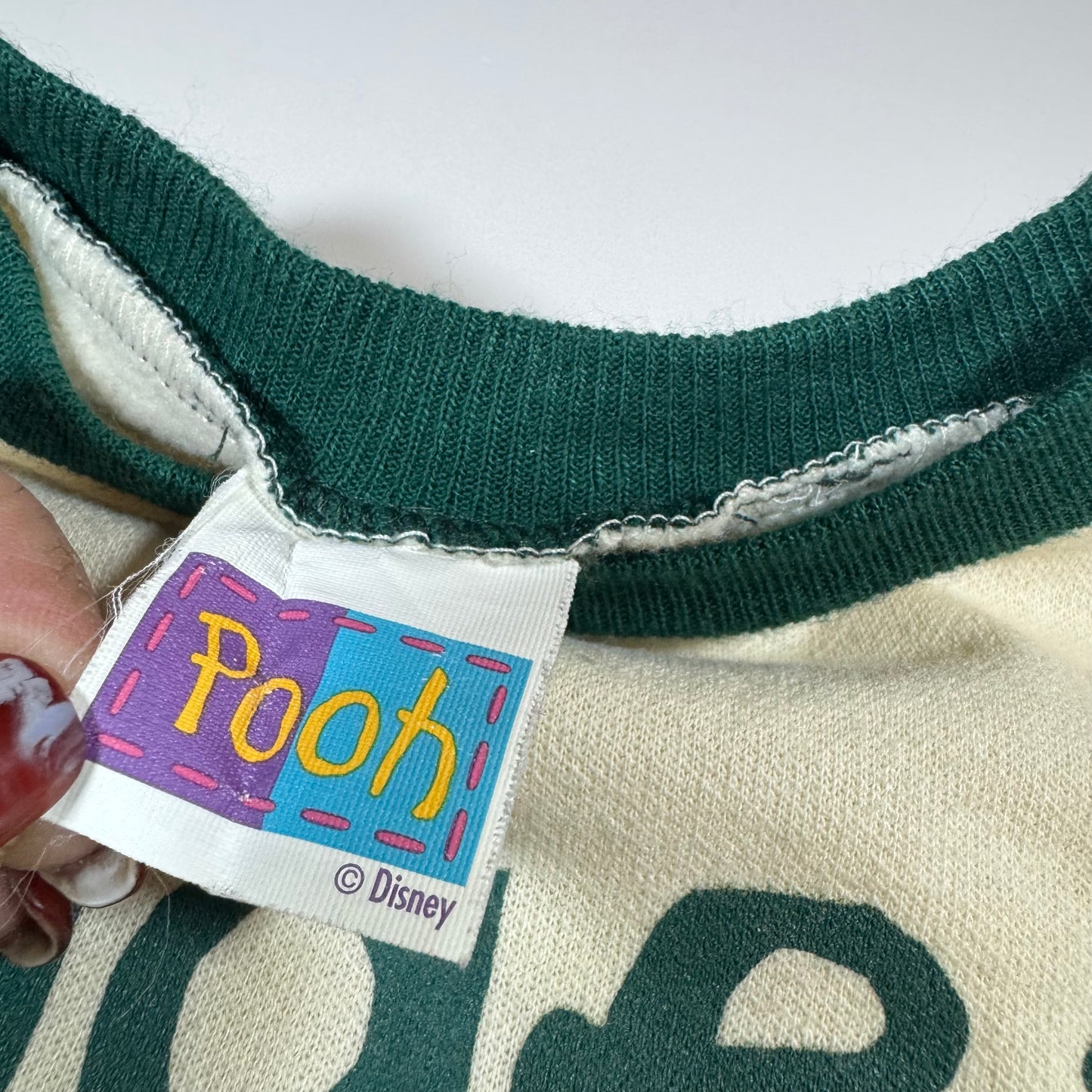 90s 2000s Kids Toddler Vintage Disney Pooh Tiger Pullover Long  Sleeve Light Sweatshirt 2T 3T 4Y