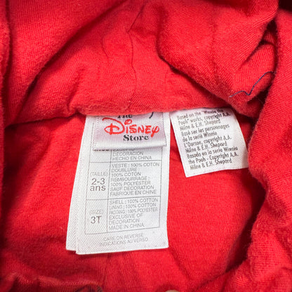 Vintage The Disney Store Winnie the Pooh Plaid Check Thick Winter Romper / 24m 2T 3T