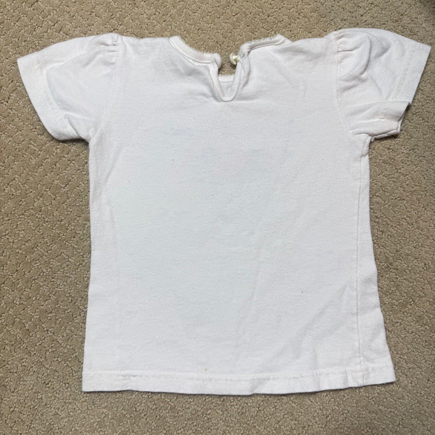 90s Kids Toddler Vintage Baby B’Gosh Oshkosh Floral All Over Print Pant White Tshirt 2pc Set / 24m 2T/ Made in USA Baby