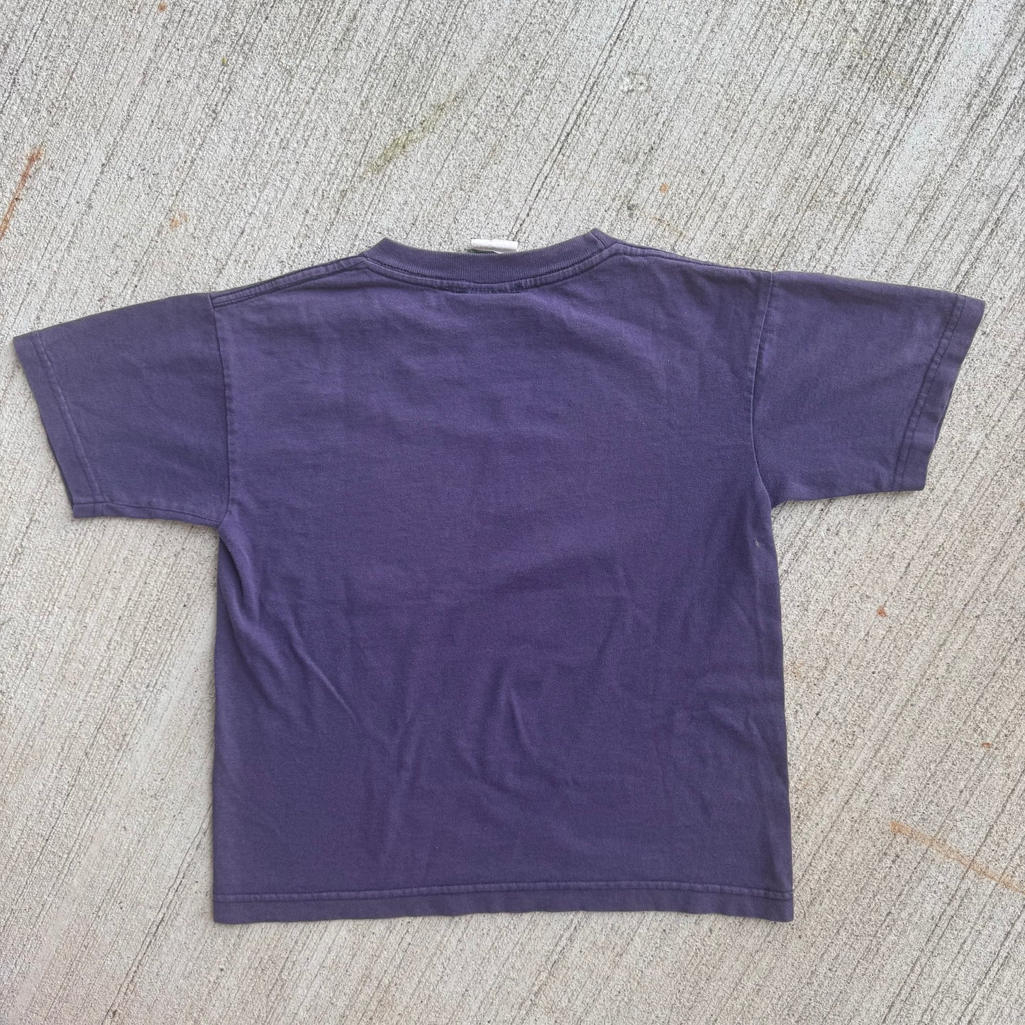 90s Kids Vintage Disney Tarzan Faded Purple 100 % Cotton T-Shirt 7Y 8Y 9Y Tiny Adult