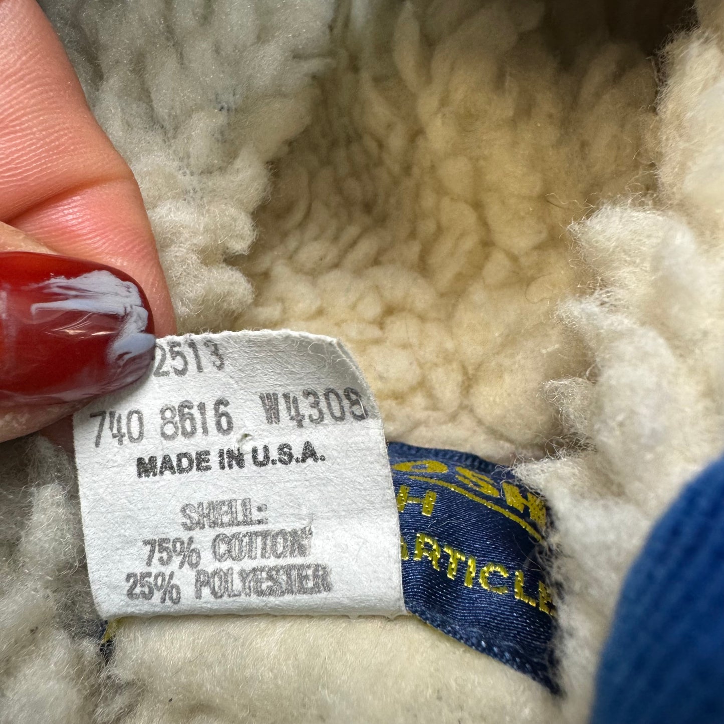 90s Kids Toddler Oshkosh B’Gosh Royal Blue Corduroy Zip Lined Jacket With Hood 24m/ Made in USA