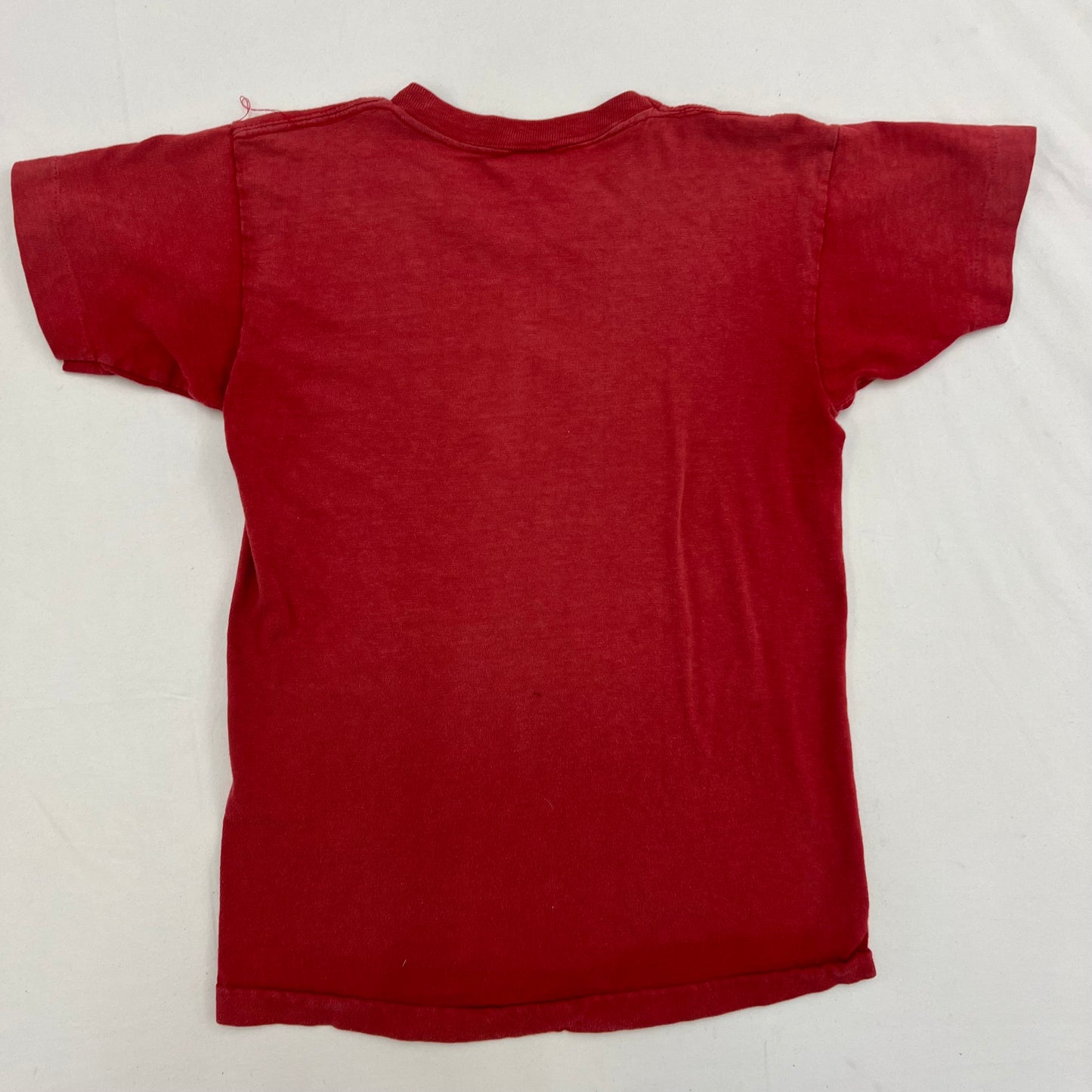 Kids 70s Vintage Champion Snoopy Red Grinnell T-shirt L(14-16Y) Made in USA