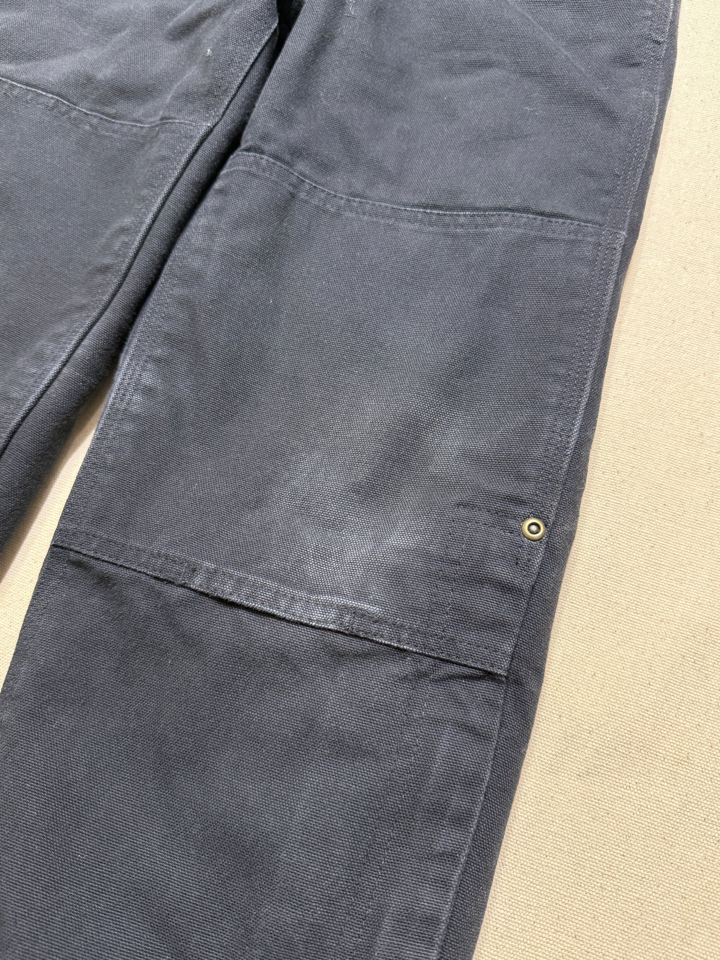 Modern Kids Carhartt Black Bib Double Knee Quilted Liner Overall / 5y 6y