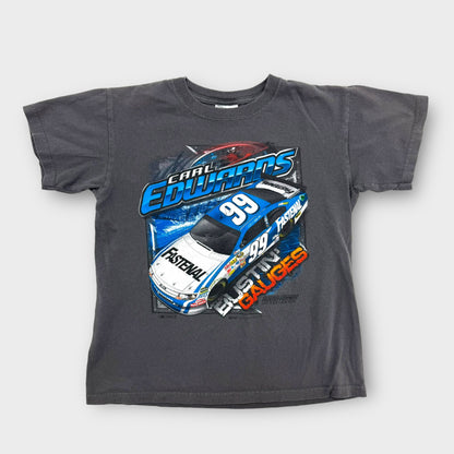 Kids NASCAR Carl Edwards Racing T-shirt Size L Baby Tee