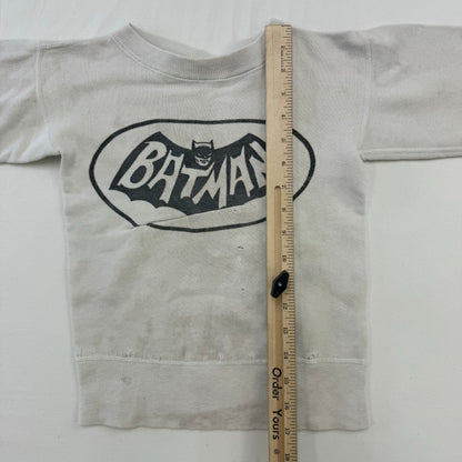 60s Vintage Kids Batman Off White Sweatshirt