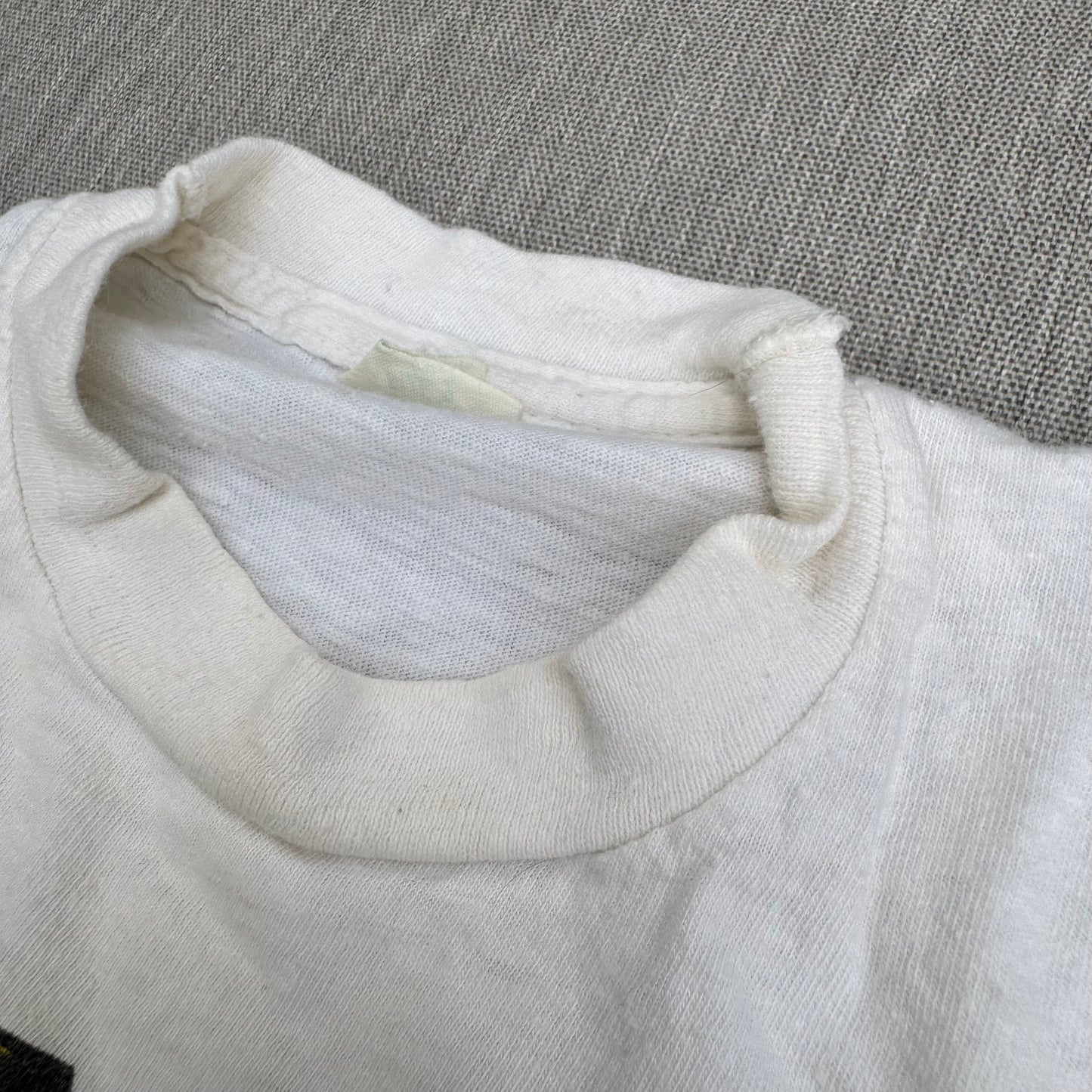 60s Kids Baby Vintage Atlanta Georgia Souvenir Single Stitch Short Sleeve T-Shirt 100% Cotton Off White  2T Made in USA