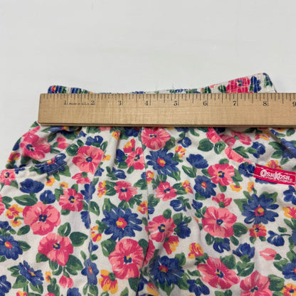 90s Kids Toddler Vintage Baby B’Gosh Oshkosh Floral All Over Print Pant White Tshirt 2pc Set / 24m 2T/ Made in USA Baby