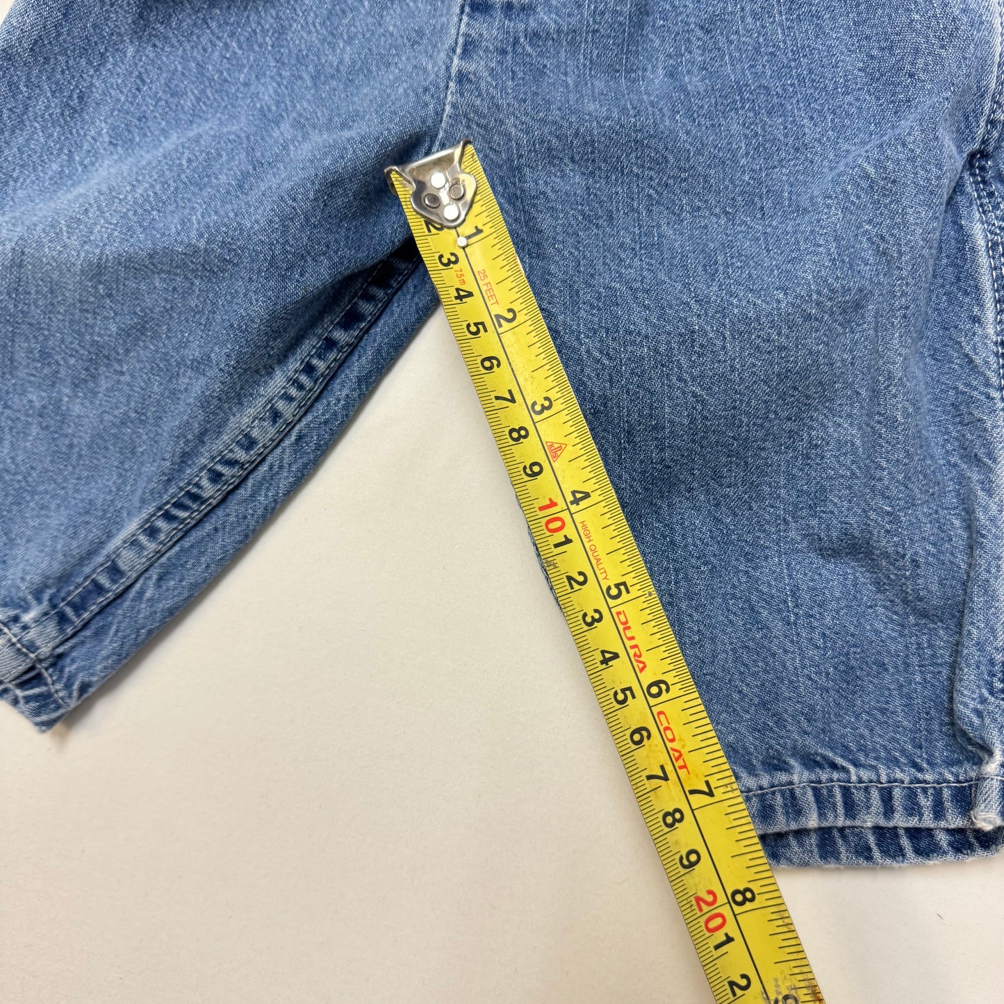 90s Kids Toddler Infant Vintage Baby B’Gosh Oshkosh Elastic Waistband Denim Pant //6m9m/