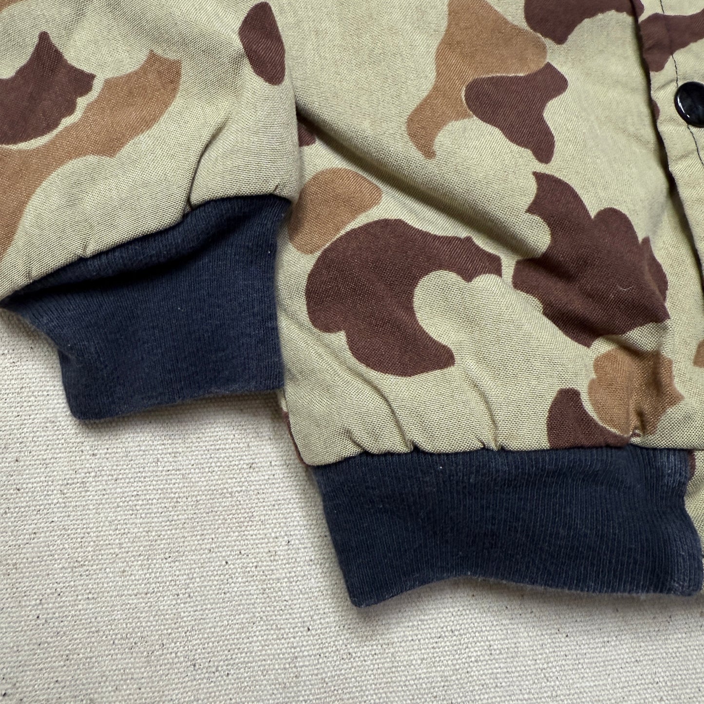 80s 90s Kids Infant Toddler Vintage Hunting Camo Snap Jacket / 18m 24m 2T