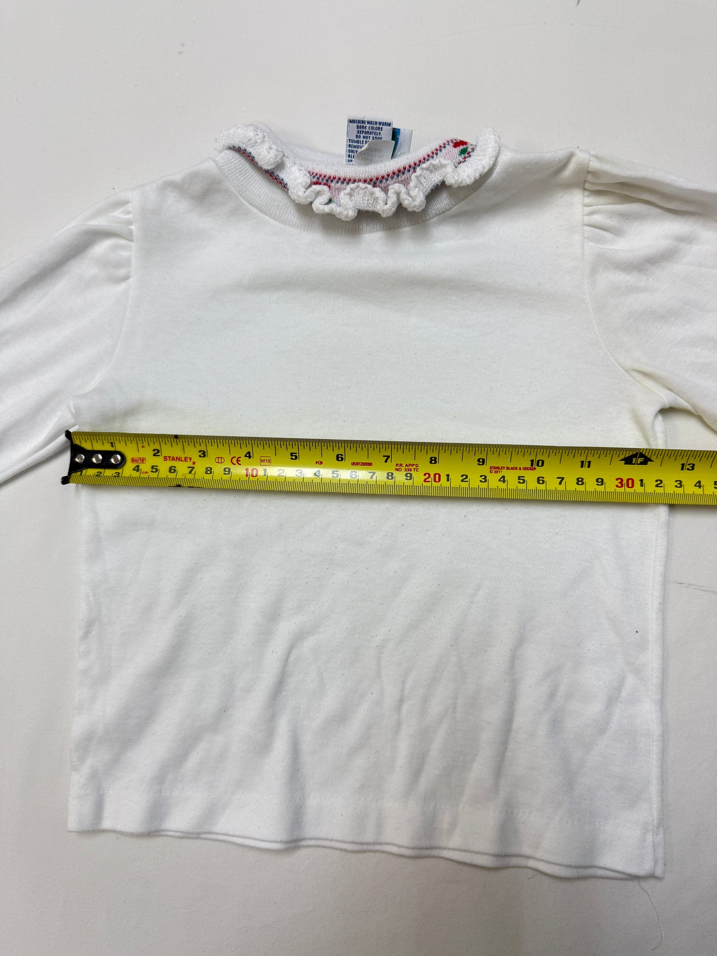 90s Kids Toddler Vintage Oshkosh Bgosh Heart AOP Check Dress and Floral Print Longsleeve Top 2pc Set  set