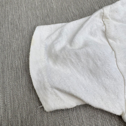 60s Kids Baby Vintage Atlanta Georgia Souvenir Single Stitch Short Sleeve T-Shirt 100% Cotton Off White  2T Made in USA