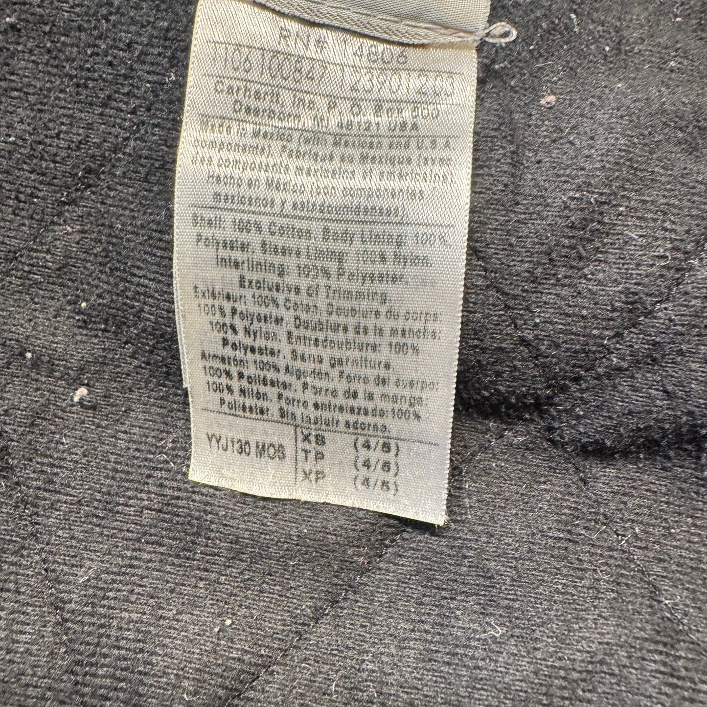 2006 Kids Toddler Vintage Active Dark Green Hooded Carhartt Jacket XS 4Y 5Y