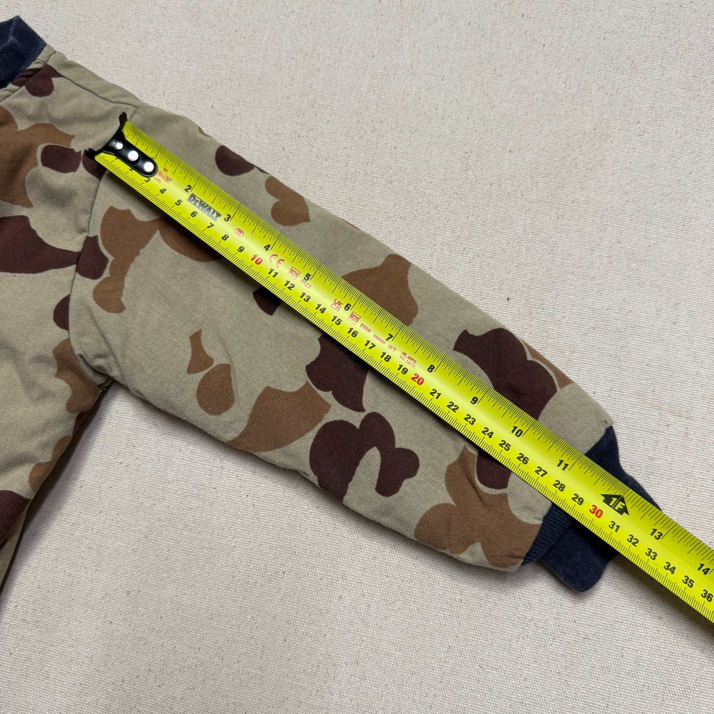 80s 90s Kids Infant Toddler Vintage Hunting Camo Snap Jacket / 18m 24m 2T