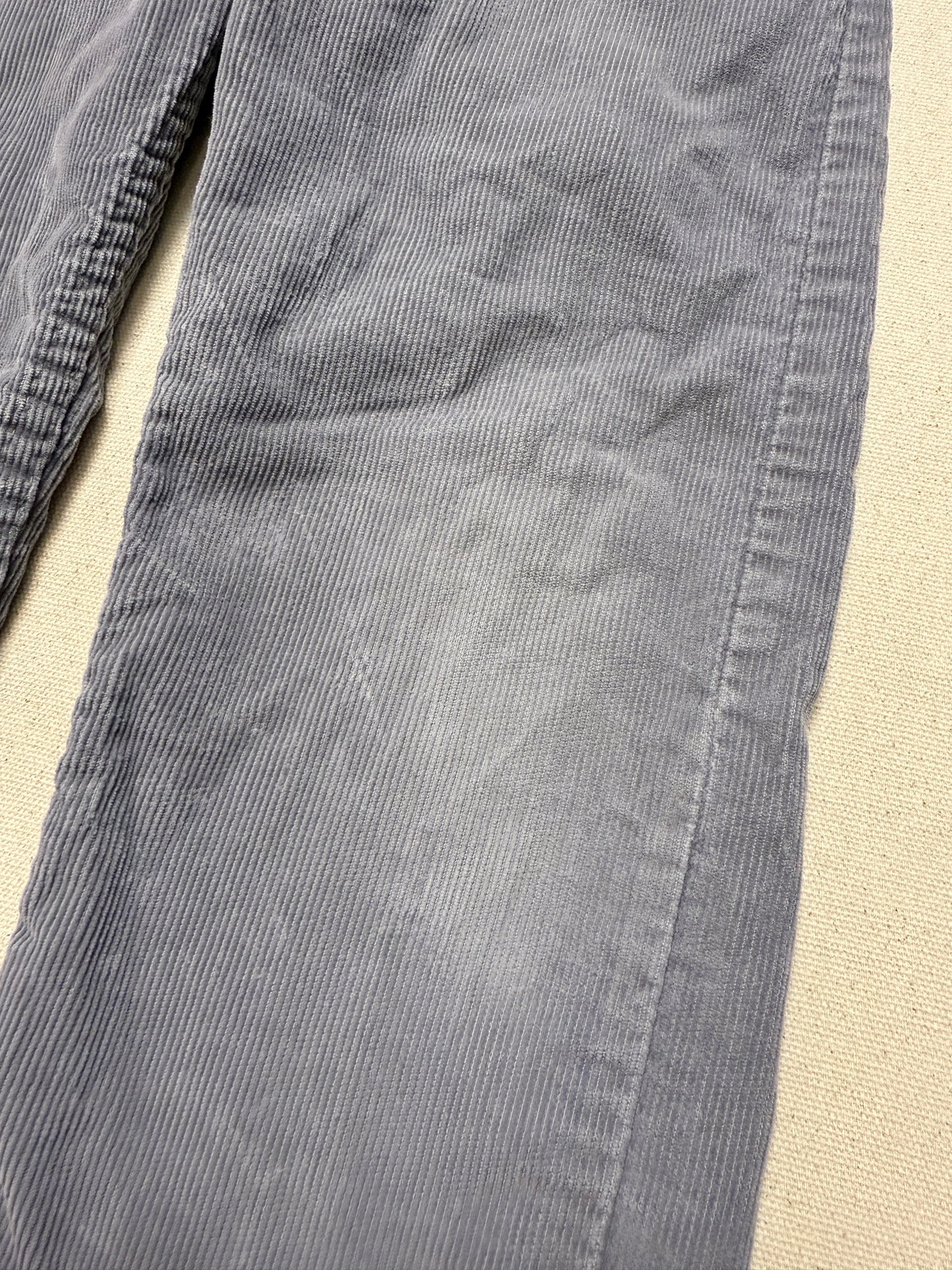 80s Kids Toddler Vintage Oshkosh Bgosh Gray Corduroy Pants / 4T 5T / Made in USA