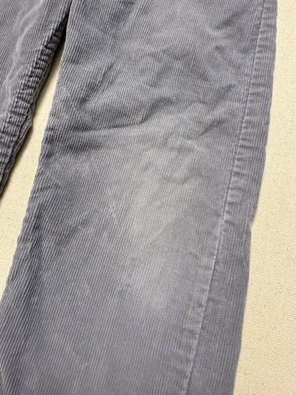 80s Kids Toddler Vintage Oshkosh Bgosh Gray Corduroy Pants / 4T 5T / Made in USA