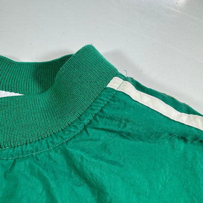 90s Kids Vintage Adidas Light Weight Green Lined Windbreaker Jacket Sweatshirt Big Logo M 5Y