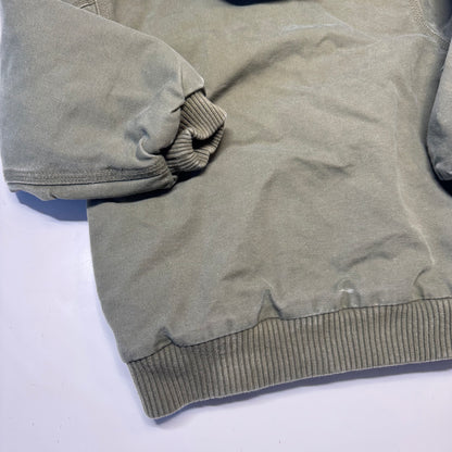 2000s Kids Army Green Active Carhartt Hooded Thick Jacket  7Y
