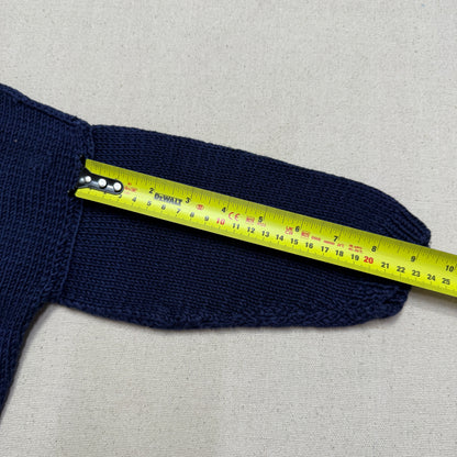 80s 90 Kids Toddler Vintage Flower Embroidered Simple Design Cotton Knit Sweater / 3T 4T 5T