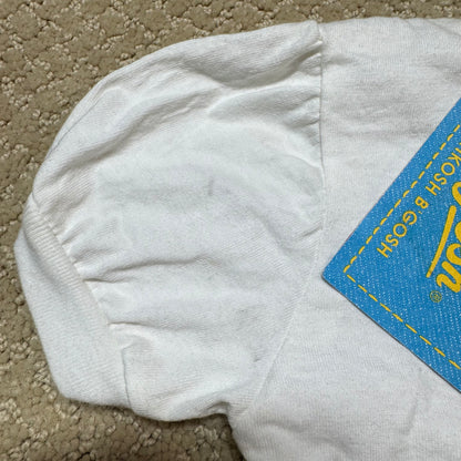 90s Kids Toddler Infant Vintage Baby B’Gosh Oshkosh 2 Piece Set Navy White Star Pattern Overall White T-shirt/ 3m 6m 24m/ Made in USA