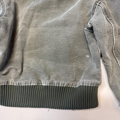 2006 Kids Toddler Vintage Active Dark Green Hooded Carhartt Jacket XS 4Y 5Y