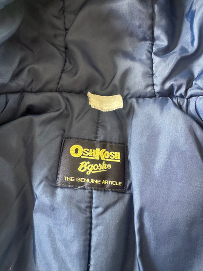 200s Kids Toddler Infant Vintage Baby B’Gosh Oshkosh Thick Multicolour Zip Hooded Jacket//12m/18m