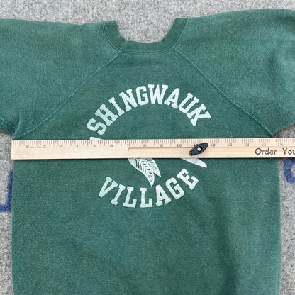 60s Vintage Kids Shingwauk Village Green Sweat 10-12Y