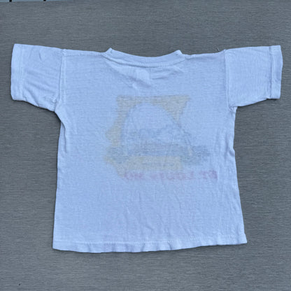 60s Kids Toddler Vintage Gateway Arch St Louis, Missouri Souvenir Single Stitch Short Sleeve T-Shirt 3Y 4Y 5Y Baby Tee