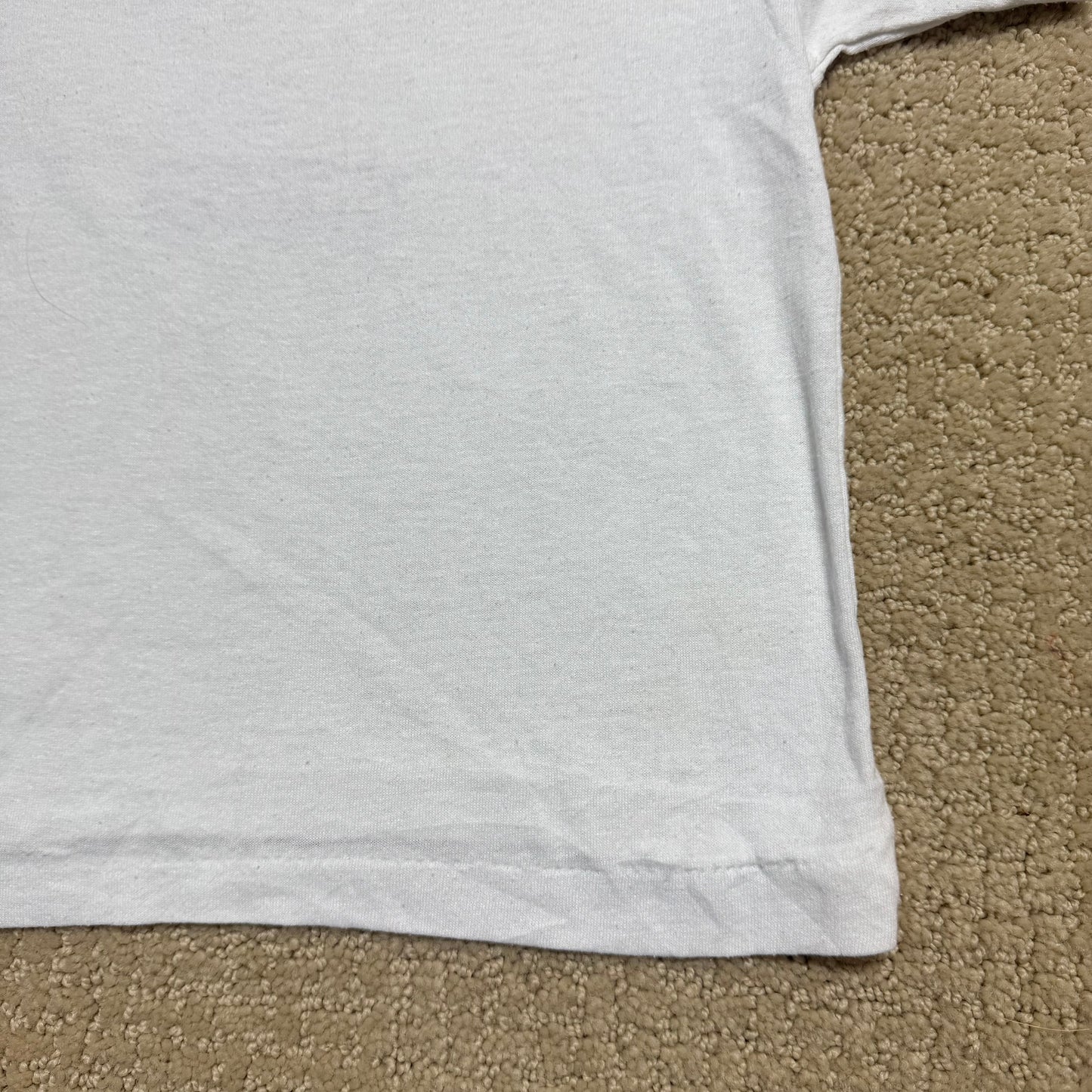 1986 80s Kids Toddler Vintage T-Shirt “ Beware I Bite, Love Bites Of Course! “ Single Stitch White 50/50 Short Sleeve 3Y 4Y 5Y Baby Tee Made in Canada