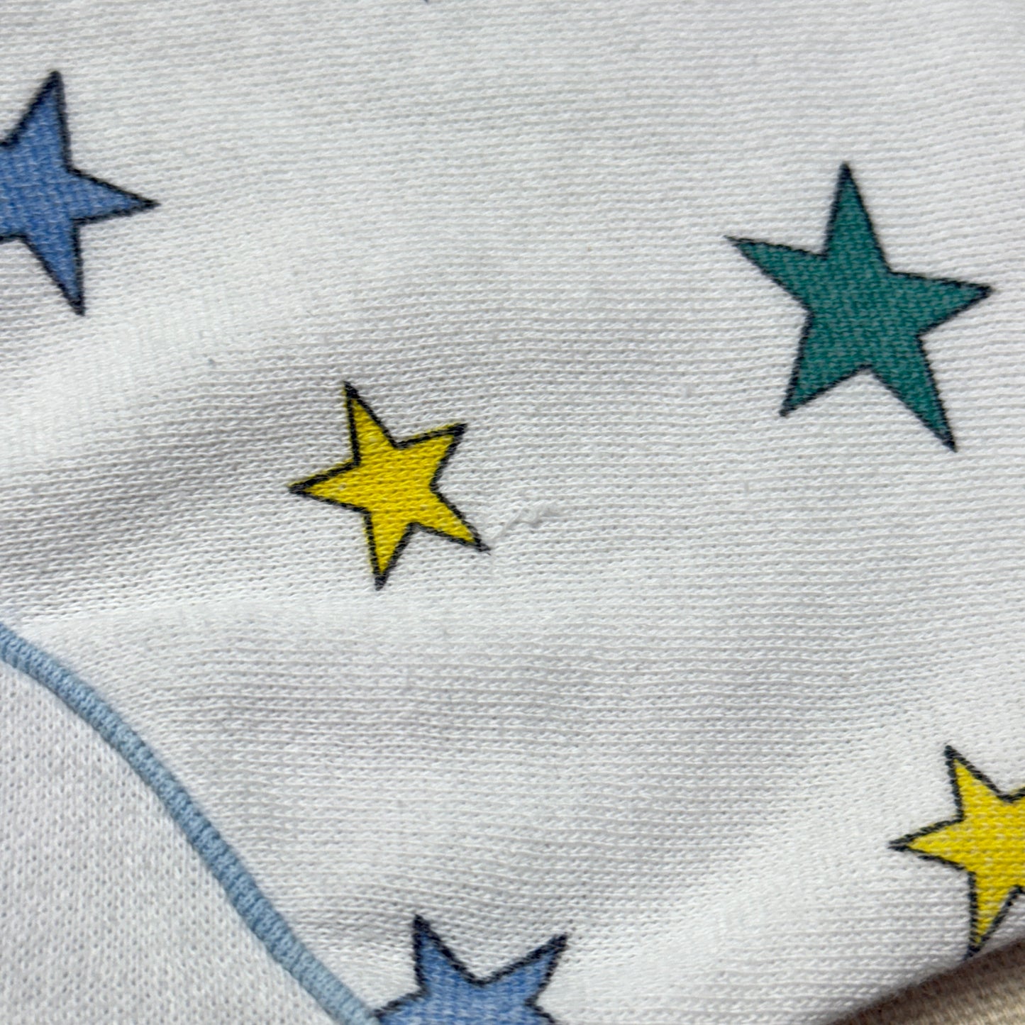 80s Kids Infant Vintage Sesame Street Big Bird Star Pattern Raglan Sleeve Sweatshirt / 6m 9m 12m