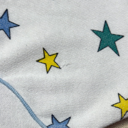 80s Kids Infant Vintage Sesame Street Big Bird Star Pattern Raglan Sleeve Sweatshirt / 6m 9m 12m