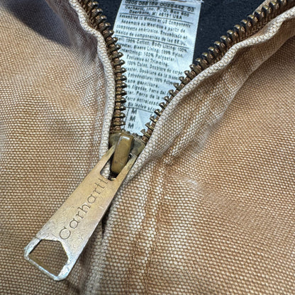 2005 Kids Active Brown Carhartt Lined Thick Warm Hooded Jacket M 8Y