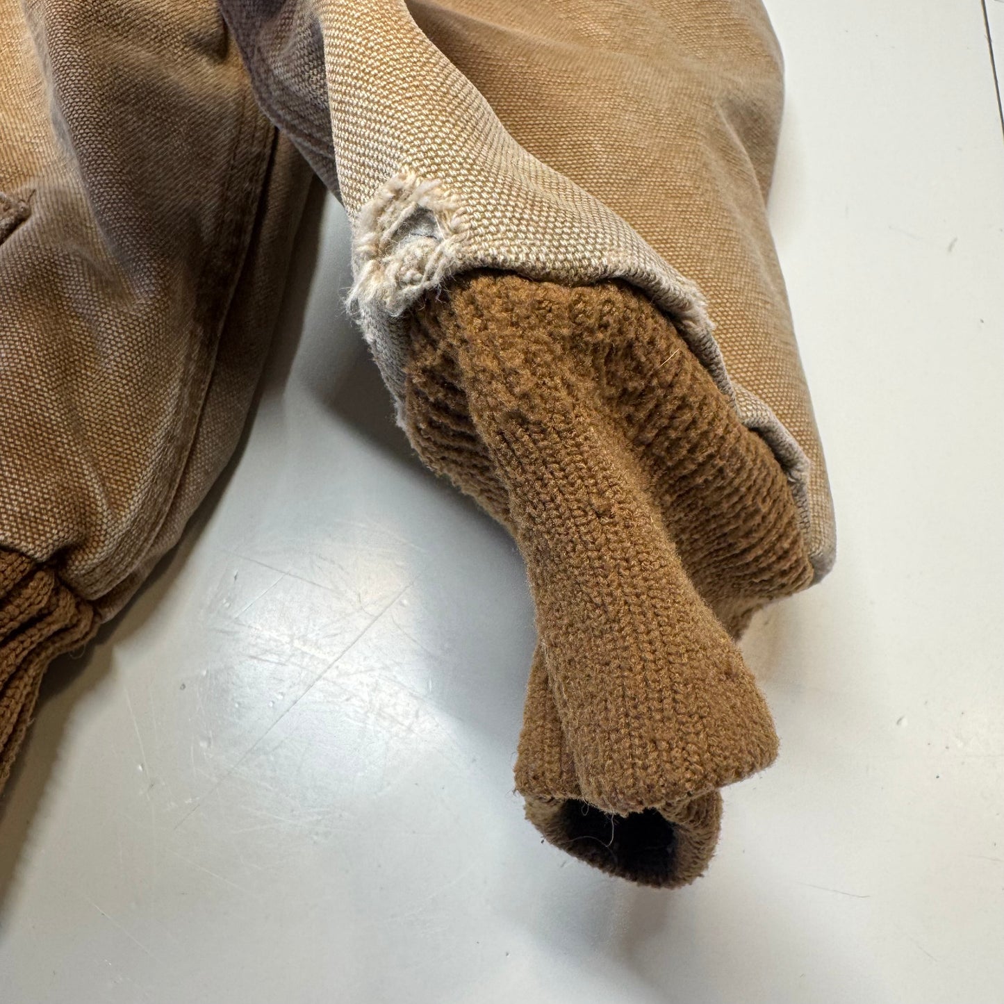 2005 Kids Active Brown Carhartt Lined Thick Warm Hooded Jacket M 8Y