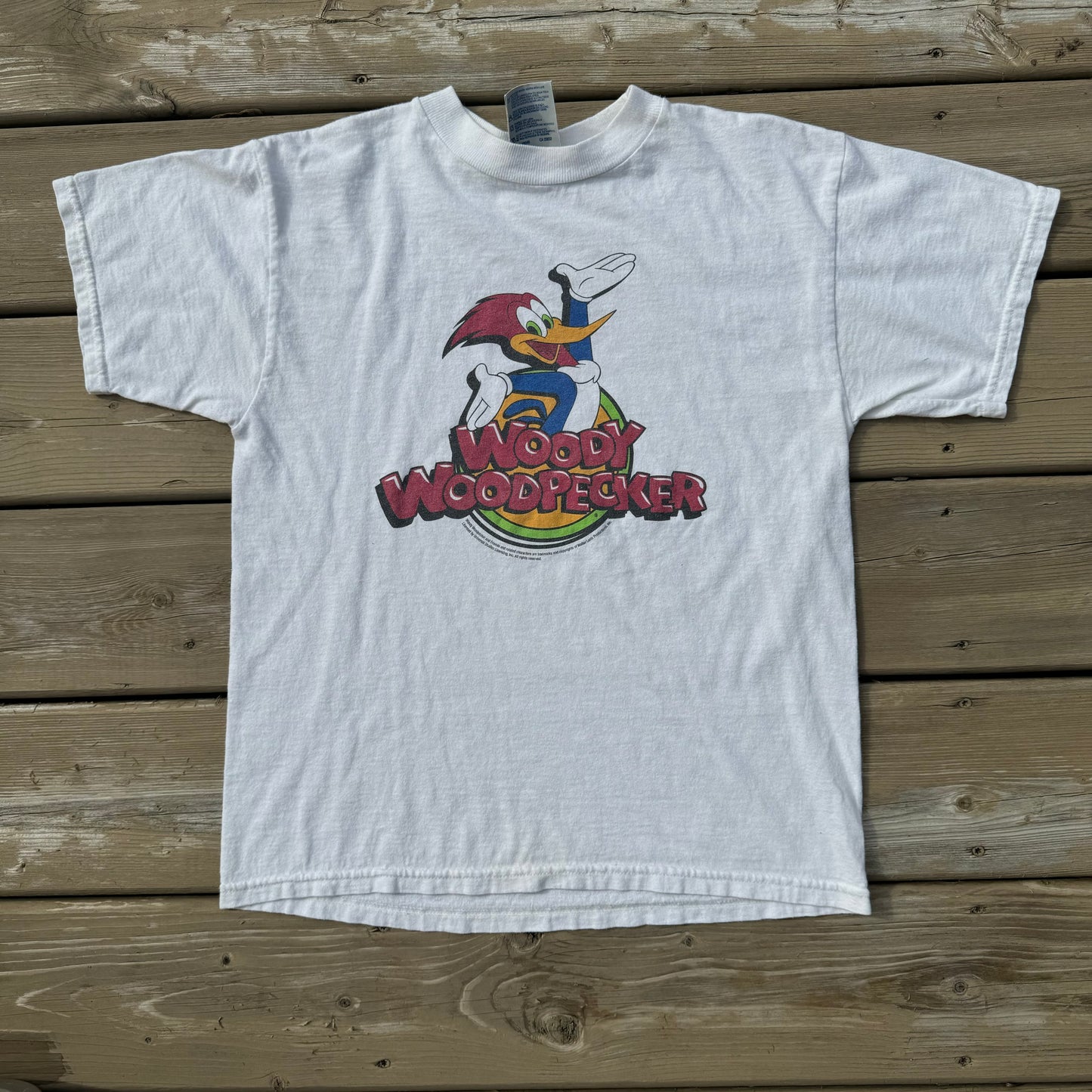 Kids Woody Woodpecker T-Shirt M 10-12Y Baby Tee