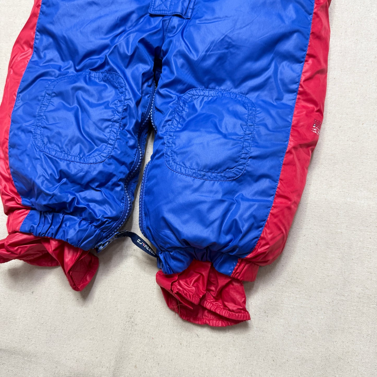 90s Kids Infant Baby Vintage Ralph Lauren Polo Sport Half Zip Up Down Snow Suits / 9m 12m 18m 24m