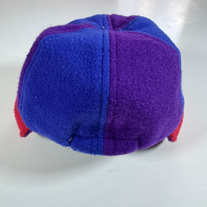 2000s Vintage Nike Kids Toddler Multicolored Fleece Warm Hat With Straps One Size Fits All 2T 3T