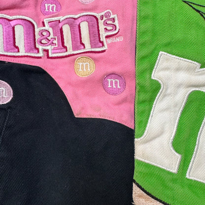 Kids M&M Racing Snap Pink Black Jacket 8Y 9Y 10Y