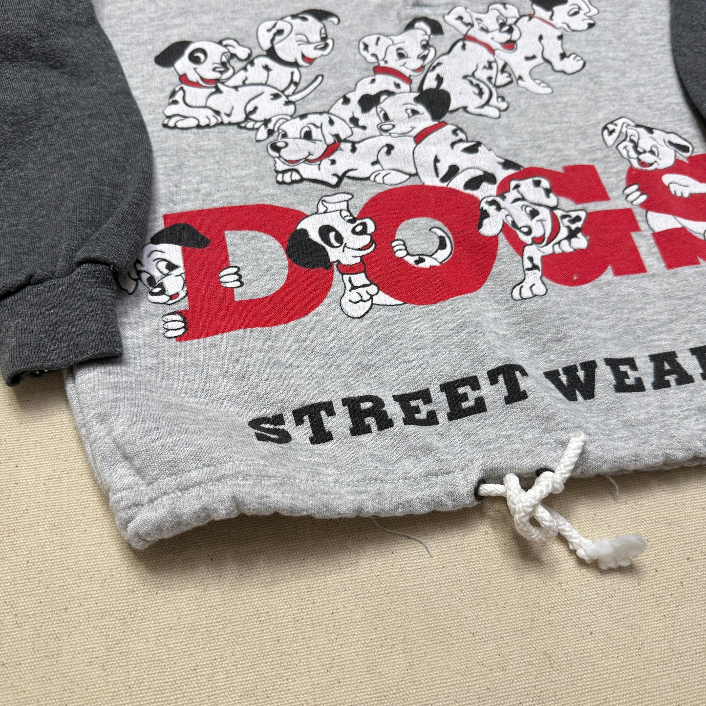 90s Kids Toddler Vintage Bootleg Dalmatian Polo Gray Sweatshirt / 4T 5T 6y