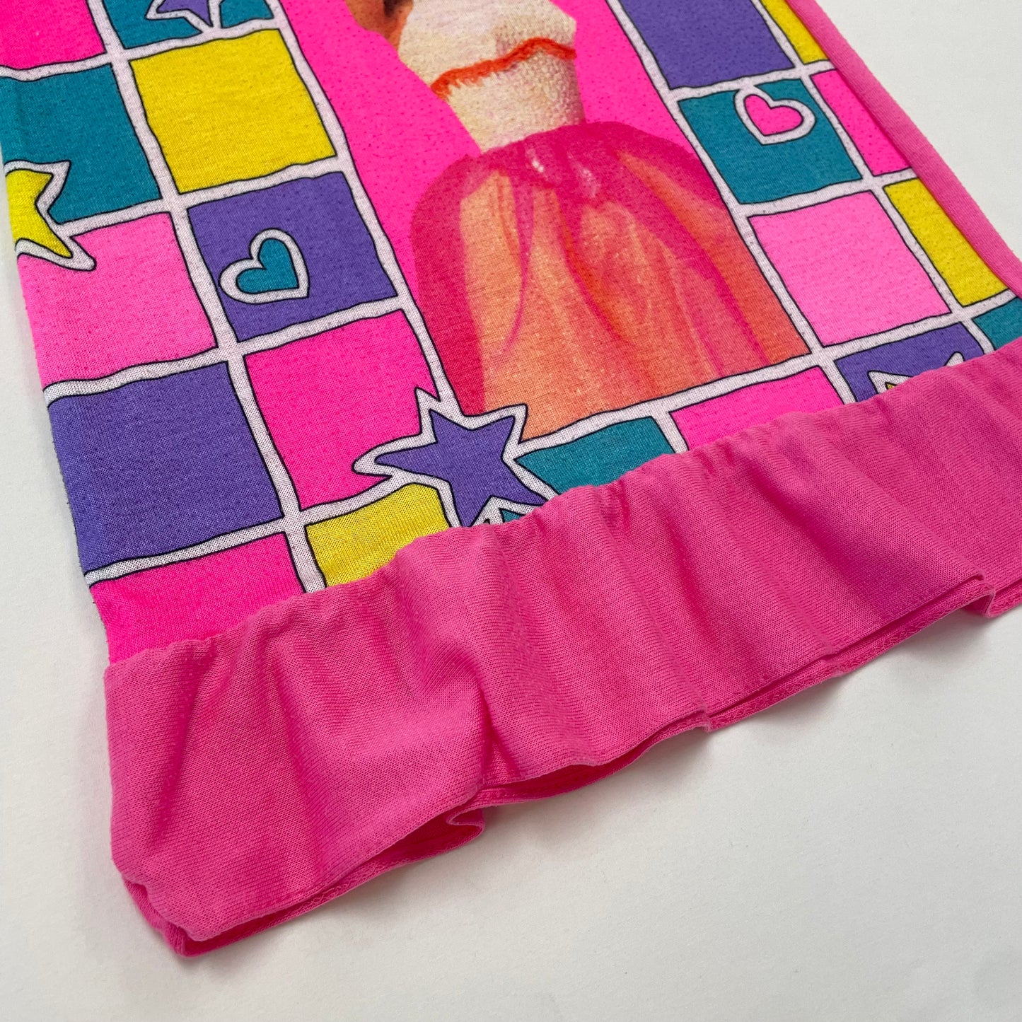 90s 1991 Kids Toddler Vintage Barbie PJ Dress / 3y 4y / 100% Polyester