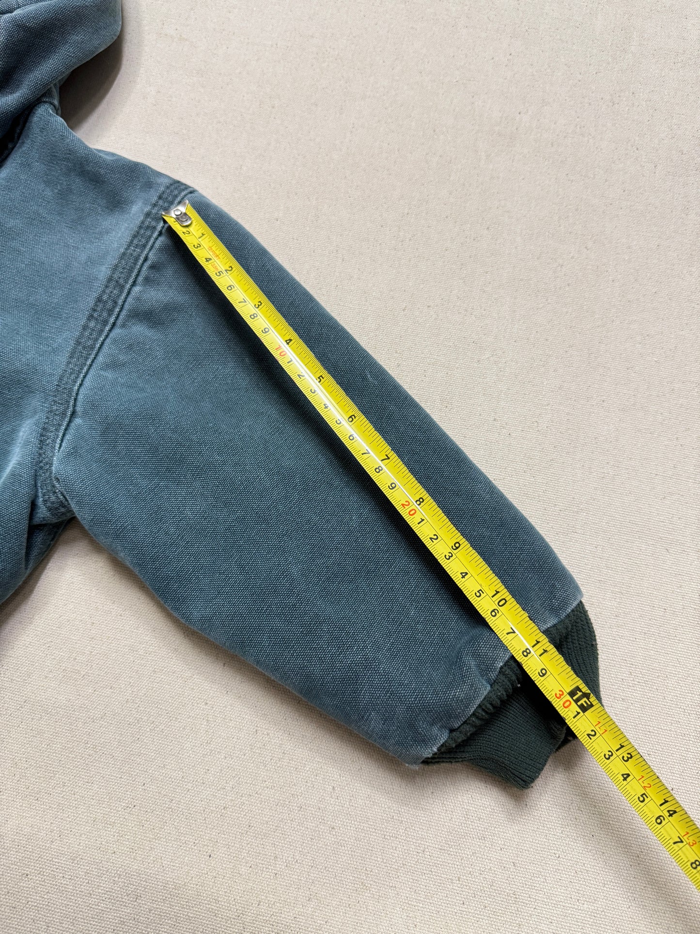 1999 90s Kids Toddler Vintage Carhartt Dark Green Quilted Lined Hooded Active Jacket / 2T 3T 4T