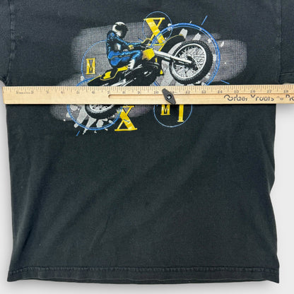 Kids Motocross Racing Long Sleeve Black T-Shirt