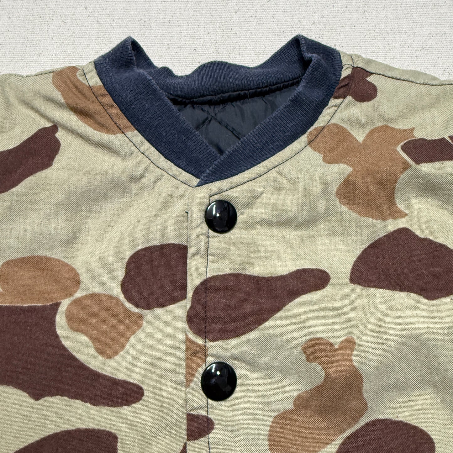 80s 90s Kids Infant Toddler Vintage Hunting Camo Snap Jacket / 18m 24m 2T