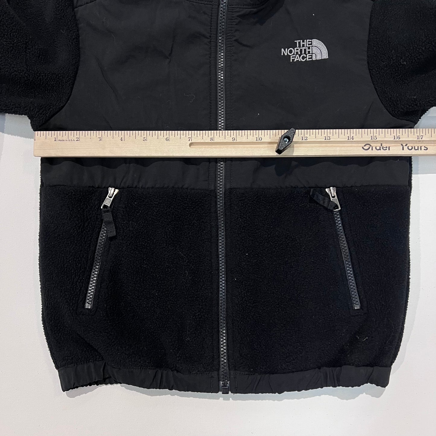 Kids The North Face Denali Black Fleece S(6/7)