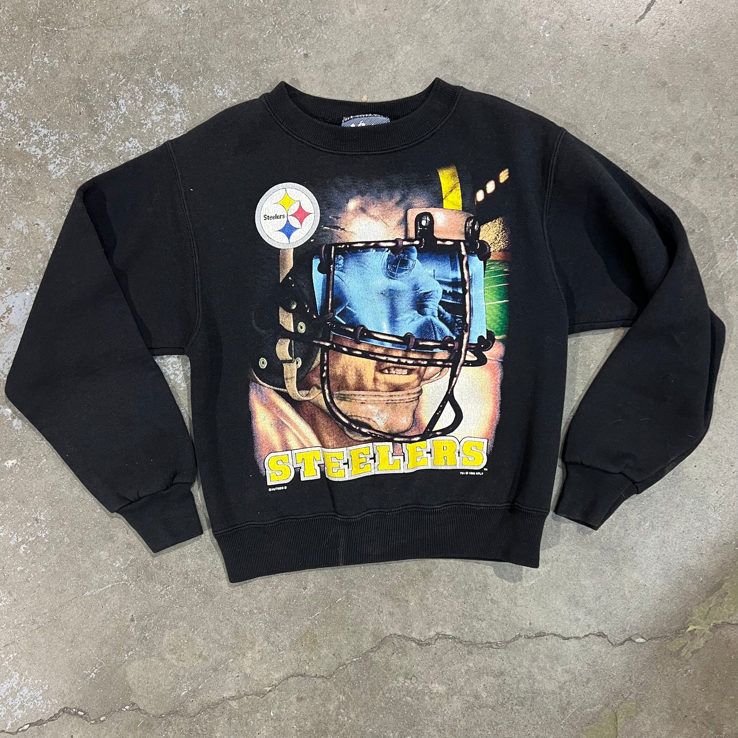 1996 Vintage Kids Steelers Sweatshirt 7-9y