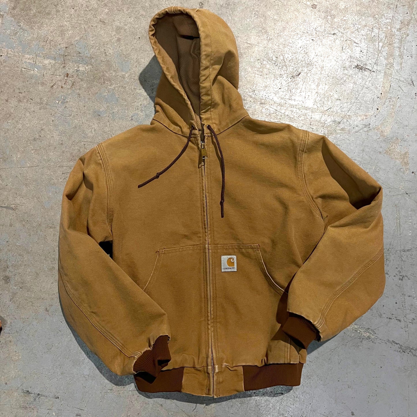 Vintage Kids Carhartt Active Jacket Tan 9-10y