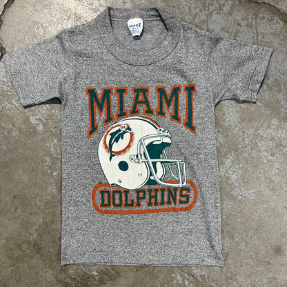 80s/90s Vintage Kids Miami Dolphins T-shirt 3-5y