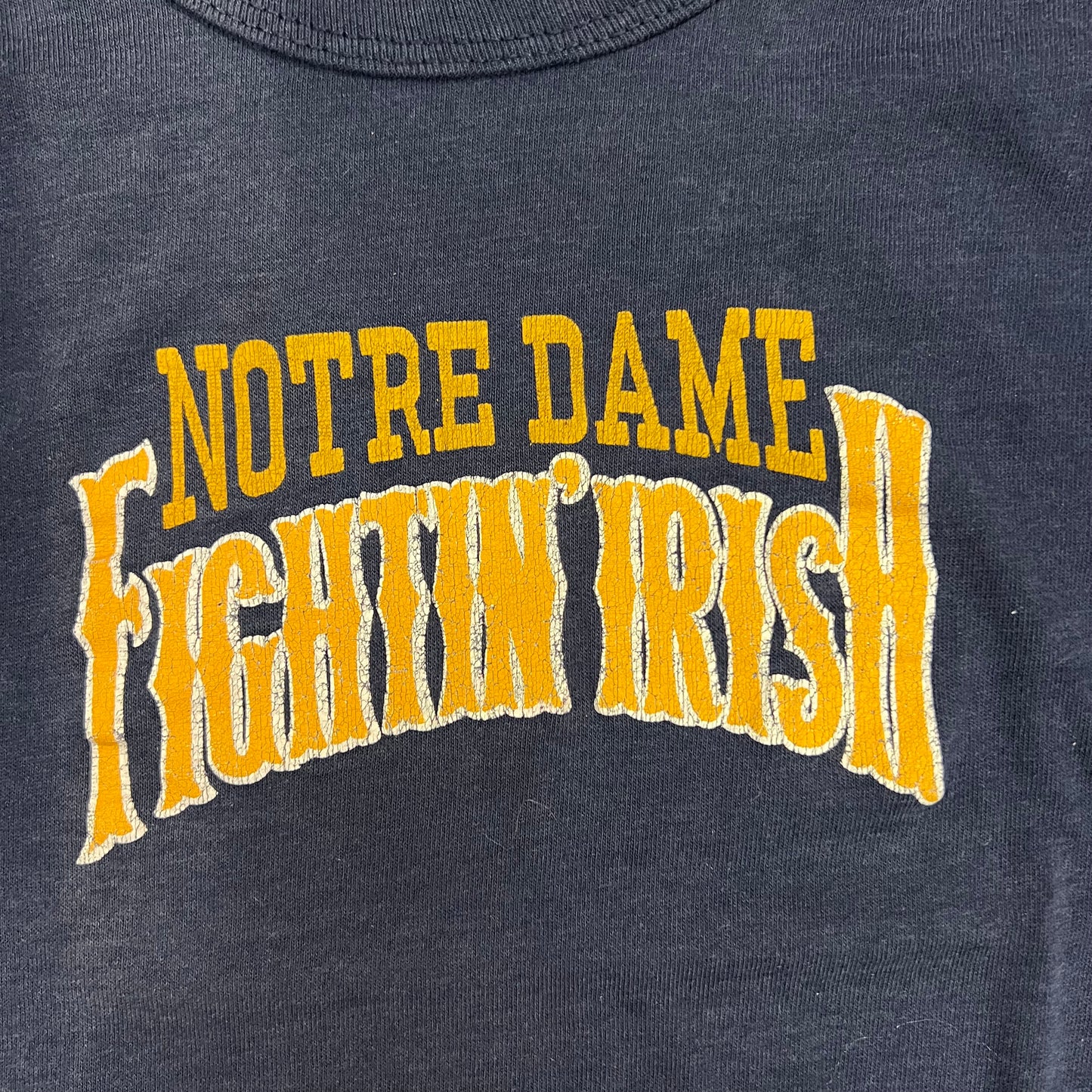 80s Champion Vintage Kids Notre Dame Fighting Irish T-shirt 10-12y babyT