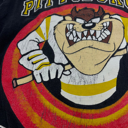 90s Kids Pittsburgh Penguins Taz T-shirt S